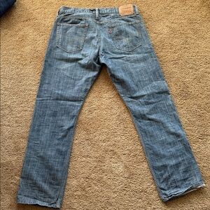 Levi's 514 Men's Light Blue Straight-Leg Jeans 36x32